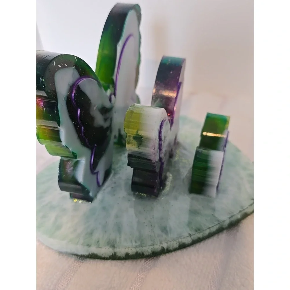 Handmade resin heart